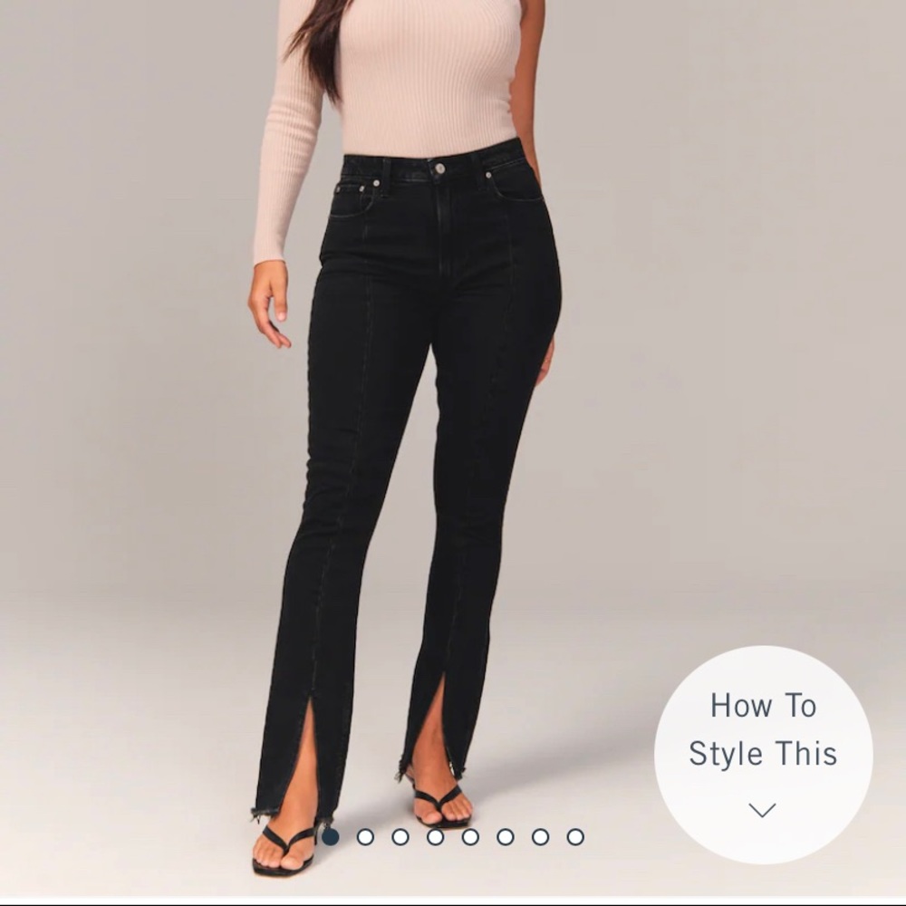 Abercrombie and Fitch curvy love Jeans
